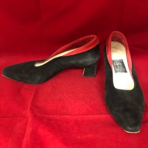 Comcedia Italian Vintage High Heel Suede Shoes